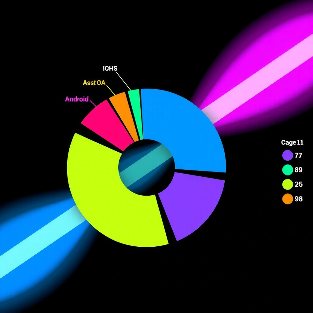 Platform distribution pie chart